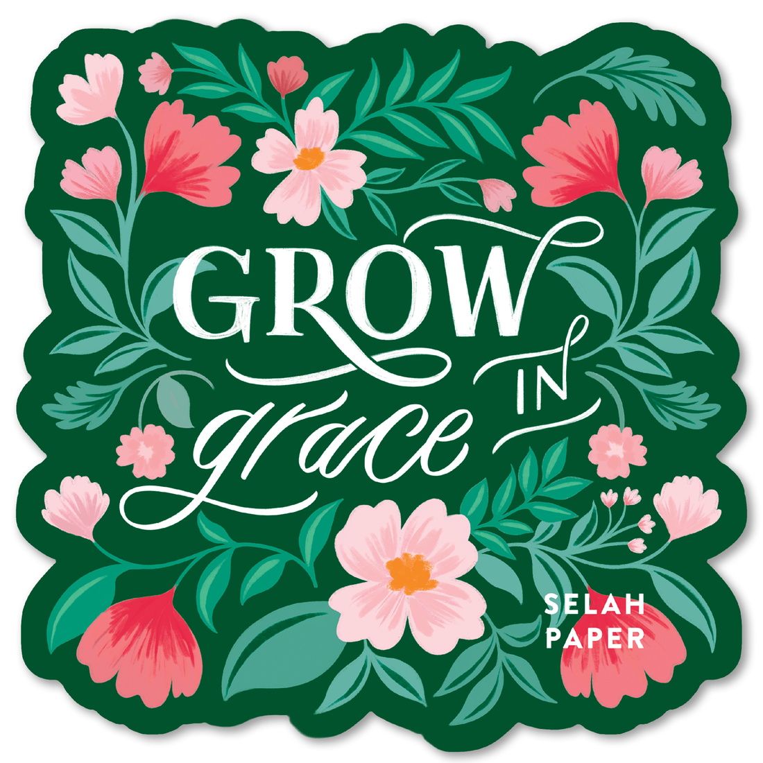 Grow in Grace Sticker