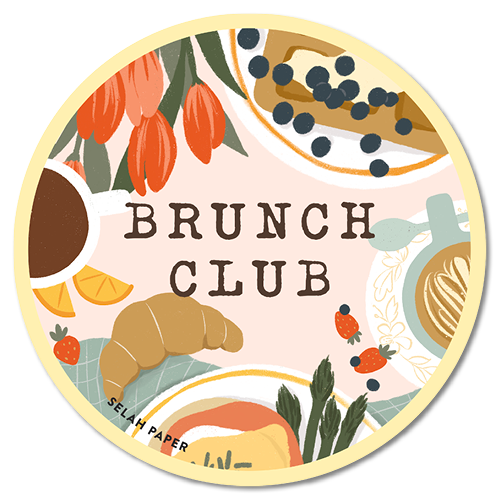 Brunch Club Sticker