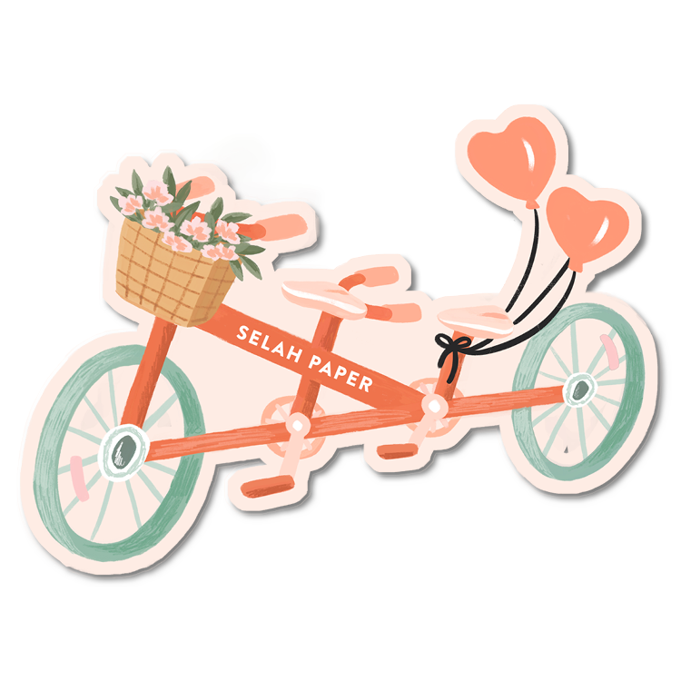 Pink Bicycle sticker