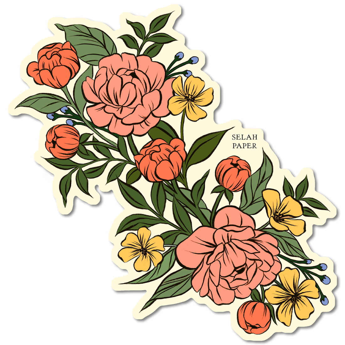 Flower Sticker