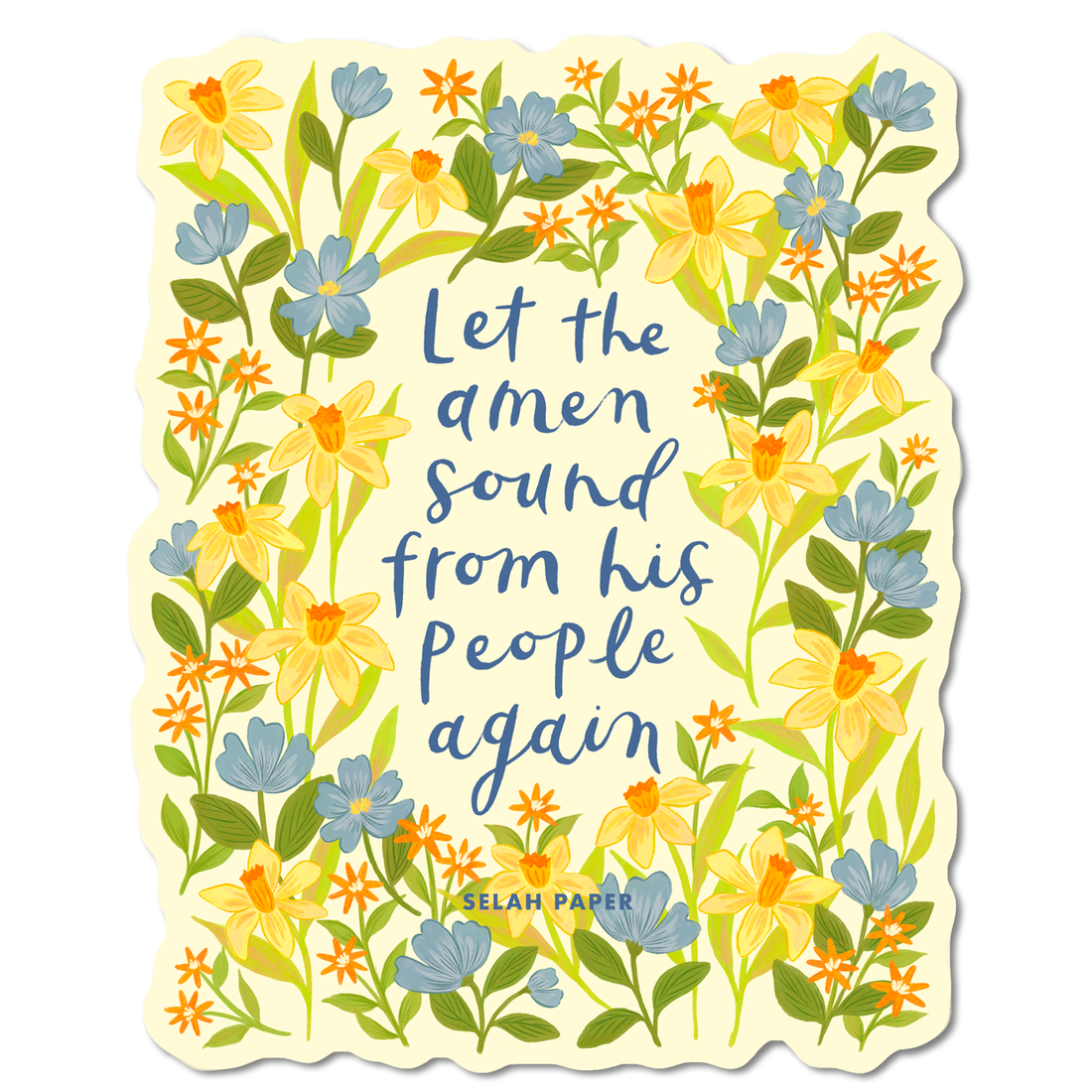 Let the Amen Sticker