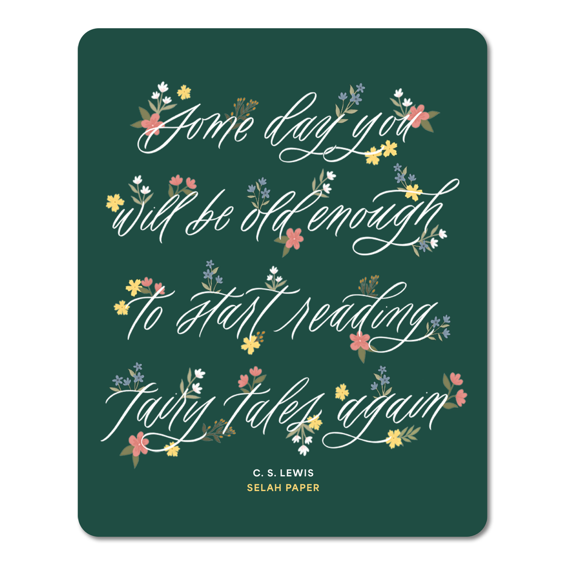 Fairytales C. S. Lewis Sticker
