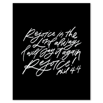 Rejoice in the Lord Print