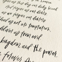 The Lord's Prayer Print