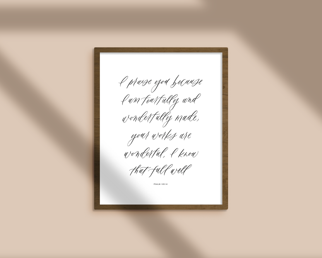 Fearfully and Wonderfully Print