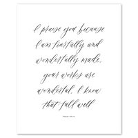 Fearfully and Wonderfully Print