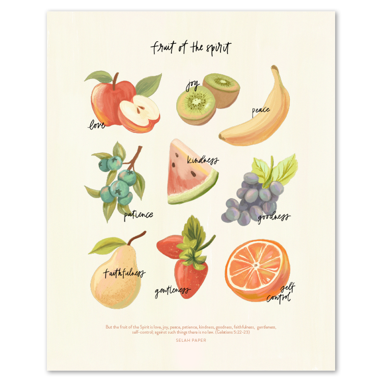 Fruit of the Spirit Print