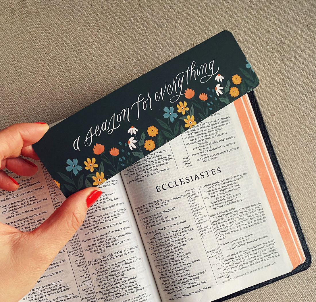 Season For Everything Bible Bookmark