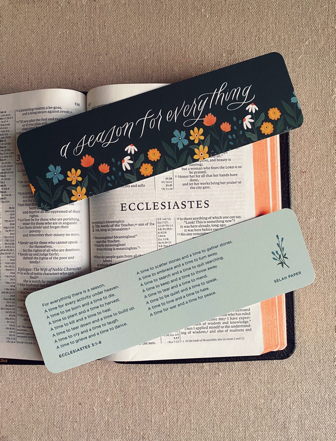 Season For Everything Bible Bookmark