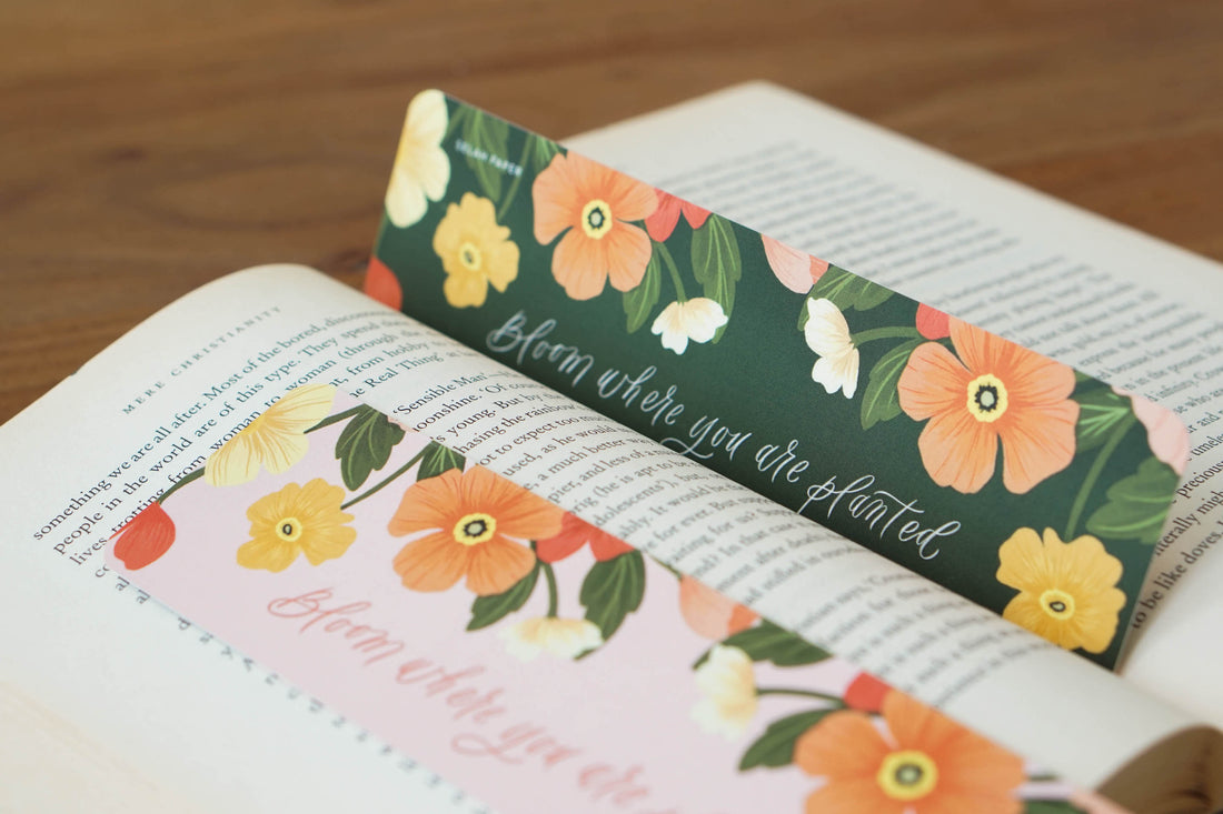 Bloom Where You Are Planted Bookmark