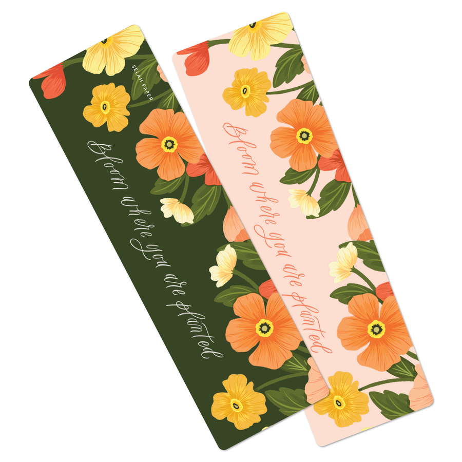 Bloom Where You Are Planted Bookmark