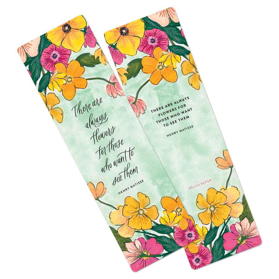 Matisse Flowers Bookmark