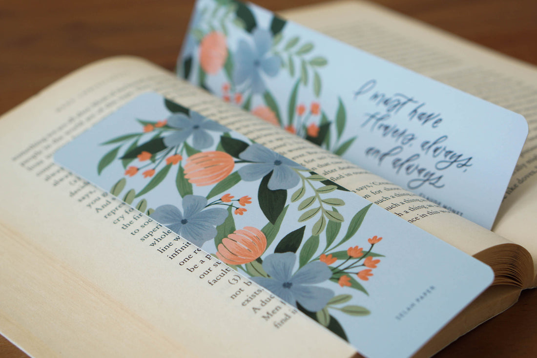 Monet Flowers Bookmark