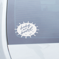 Sun Baby Car Decal