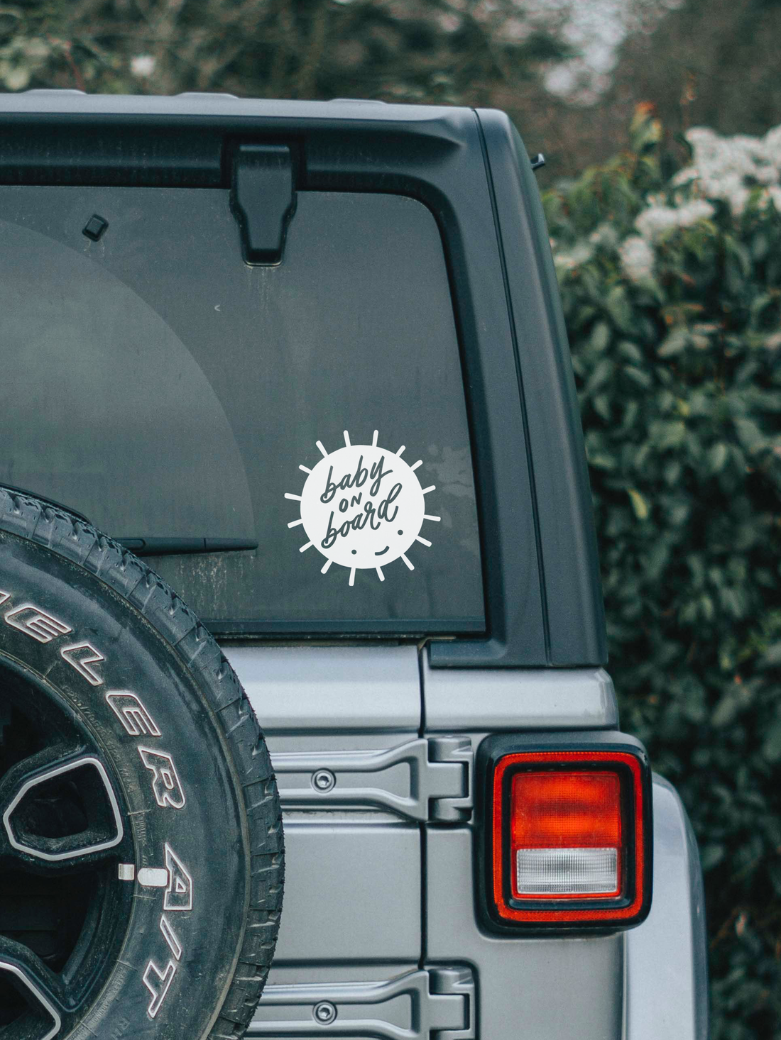 Sun Baby Car Decal