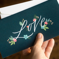 Love Cursive Money Card