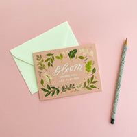Bloom Encouragement Card