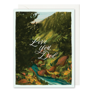 Love You Dad Landscape Card
