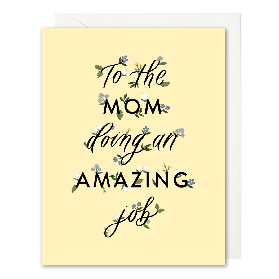 Amazing Job Mom Card