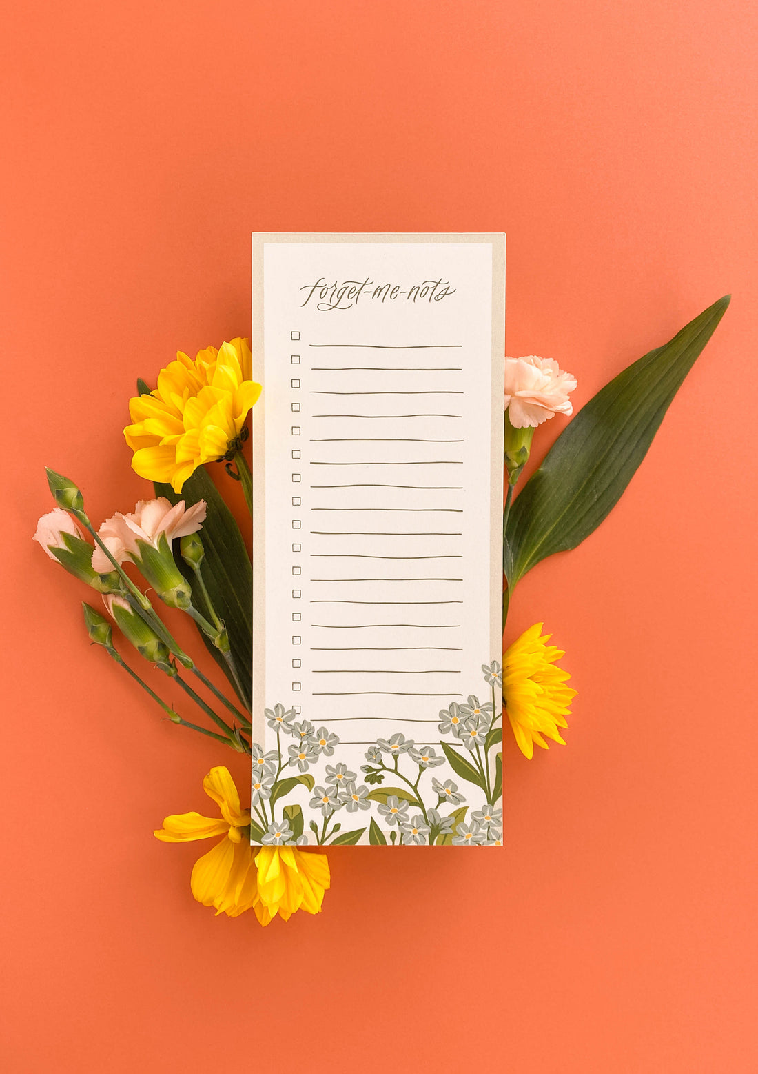 Forget-Me-Not Notepad