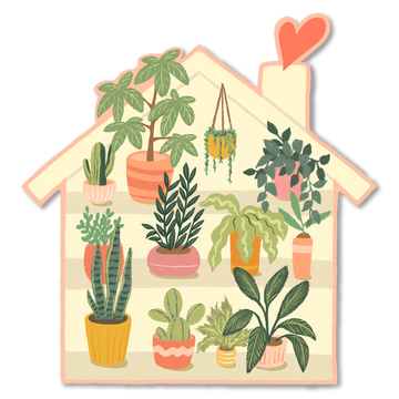 Houseplant Sticker